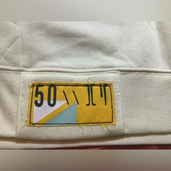 Disney store grogu the child sweatshirt w/quilted panels & stitched patches XL - Picture 3 of 8